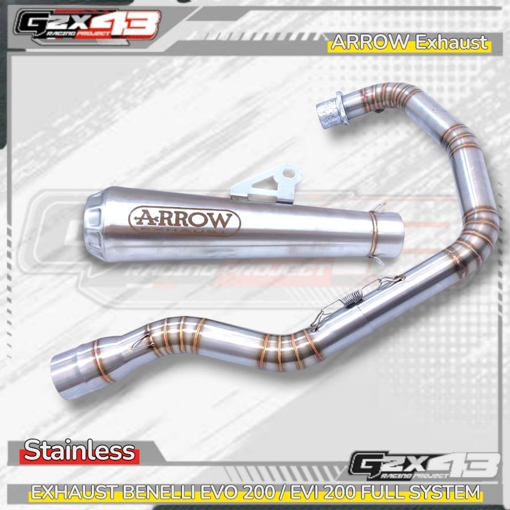 Arrow Exhaust Keeway K-Light 202 exhaust / Keeway Klight Arrow exhaust system