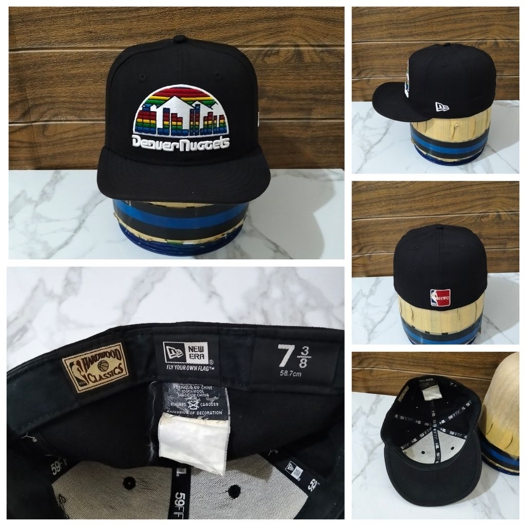 TOPI SECOND SNAPBACK FITTED NEW ERA X NBA DENVER NUGGETS