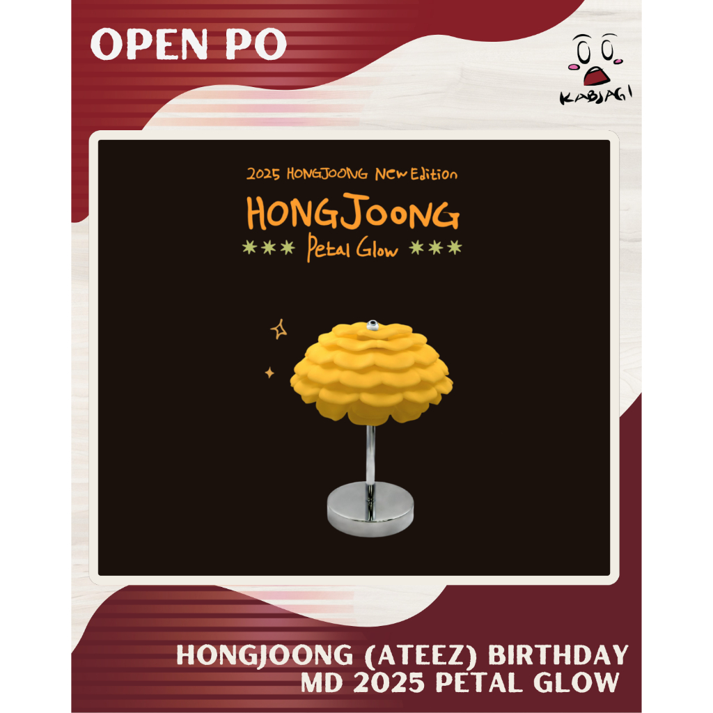 [PO] HONGJOONG (ATEEZ) BIRTHDAY MD 2025 PETAL GLOW