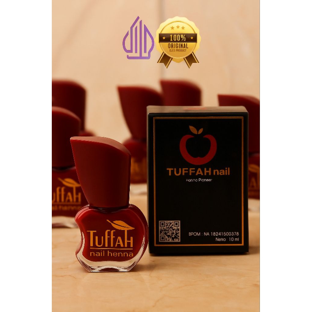 ASLI Henna Tuffah Nail 100% Original
