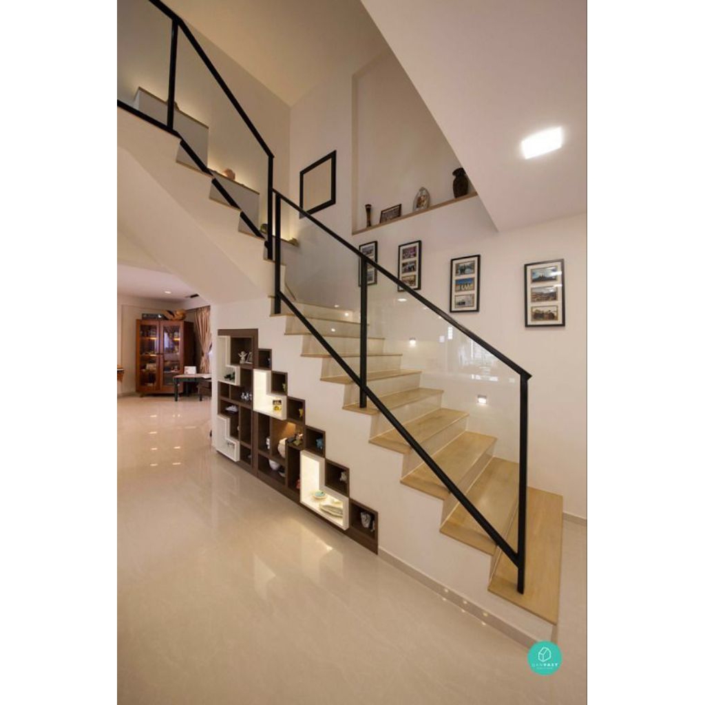 Railing Tangga Balkon Kaca Tempered