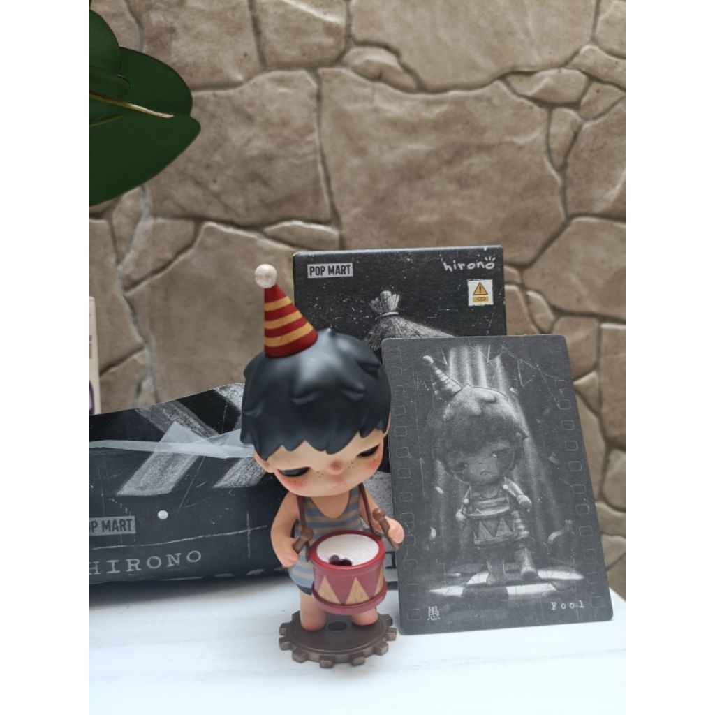 Pop Mart Hirono Mime Series Fool 100% Mulus Unsealed