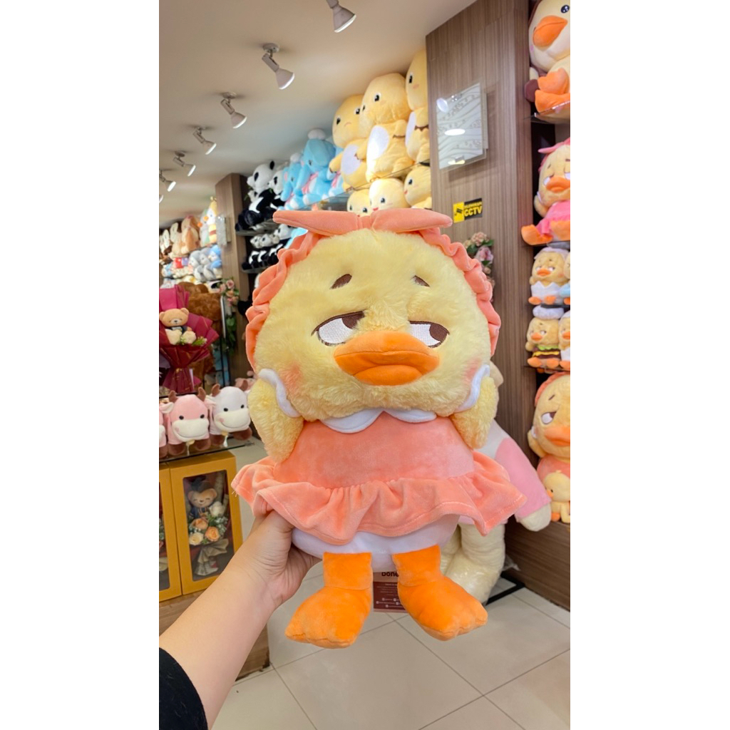 ORI ISTANA BONEKA ISBON BONEKA SAD DUCK SIZE 13inch LUCU LAGI DISKON MURAH BISA BUAT KADO ATAU KOLEK