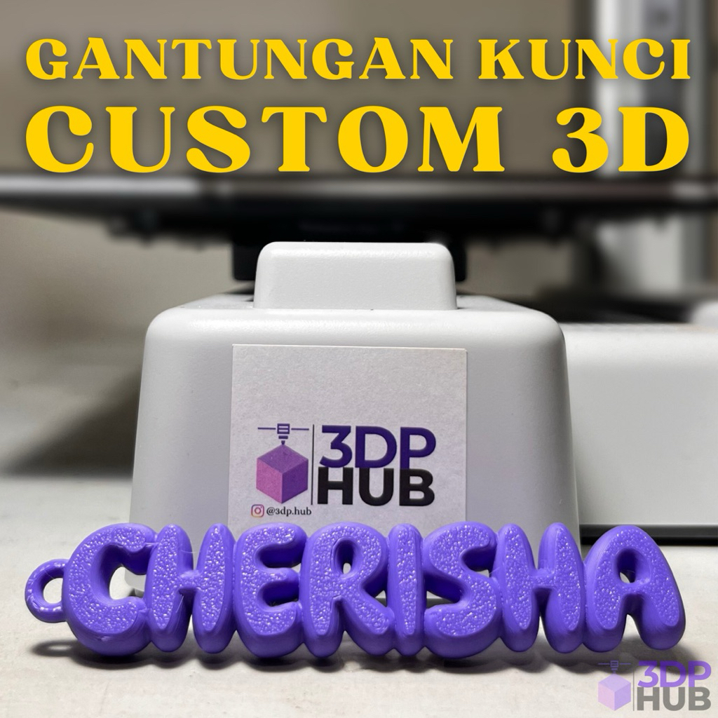 Gantungan kunci custom 3d