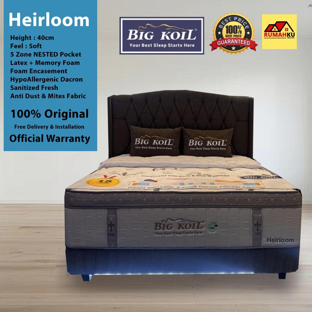 KASUR SPRINGBED BIGKOIL - KASUR PREMIUM - KASUR LATEX - HEIRLOOM - BIG KOIL