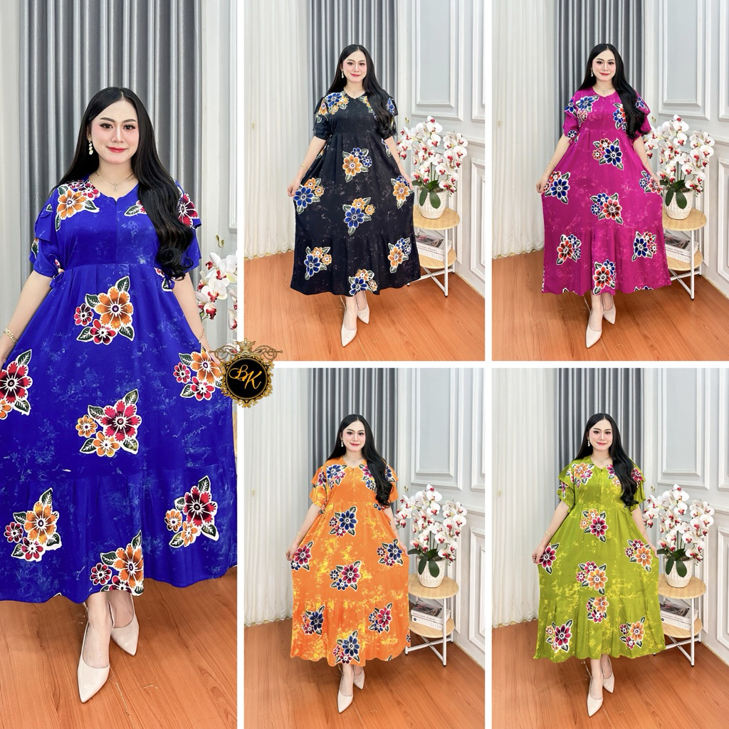 Dress Chibi Cap | Daster Cap Jumbo Ld 130| Daster Kanaya Cap Jumbo| Dress Jumbo Cap