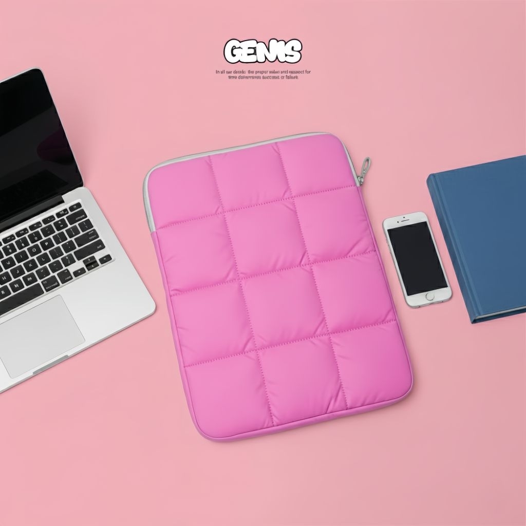 Tas Laptop Sleeve Fluffy 13 14 15 Inchi – Soft Fur Case Laptop Aesthetic Cute Anti Lecet / Anti Bent