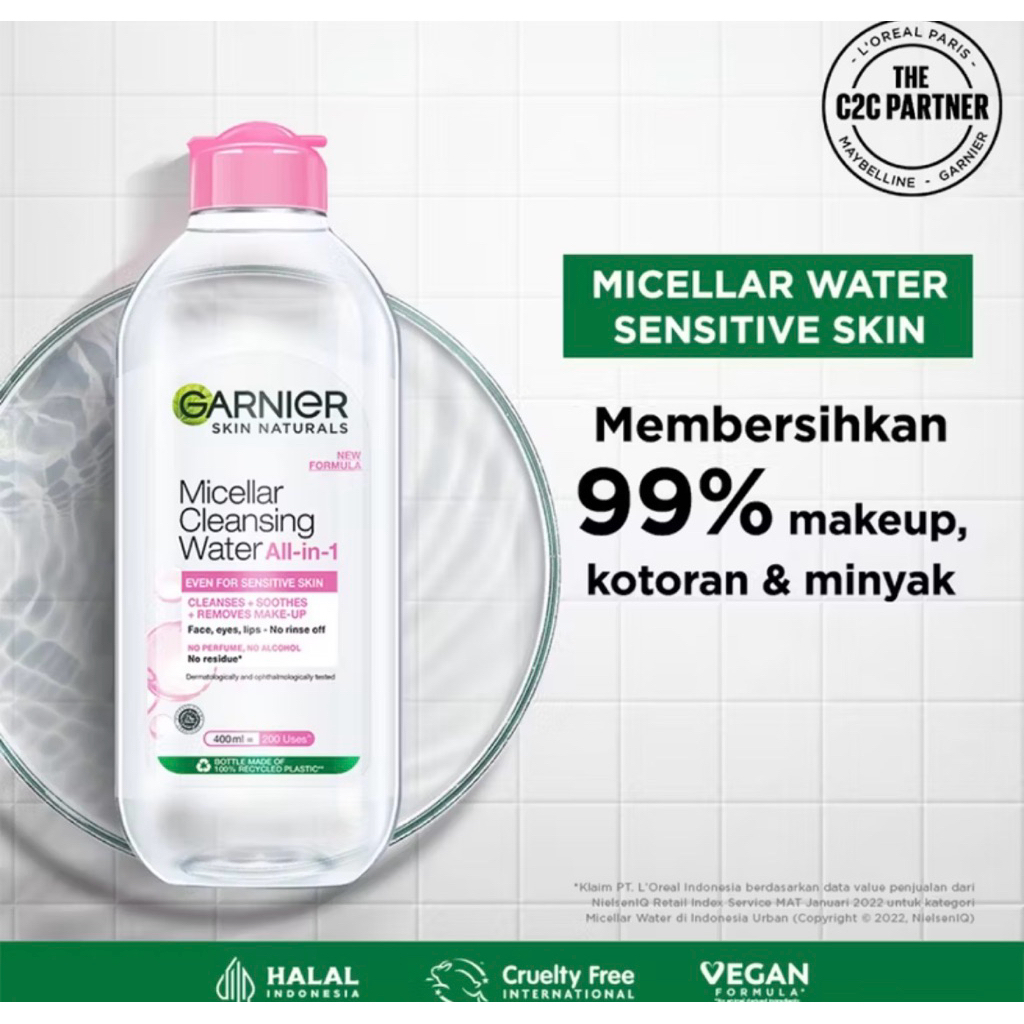 GARNIER MICELLAR WATER 400ml