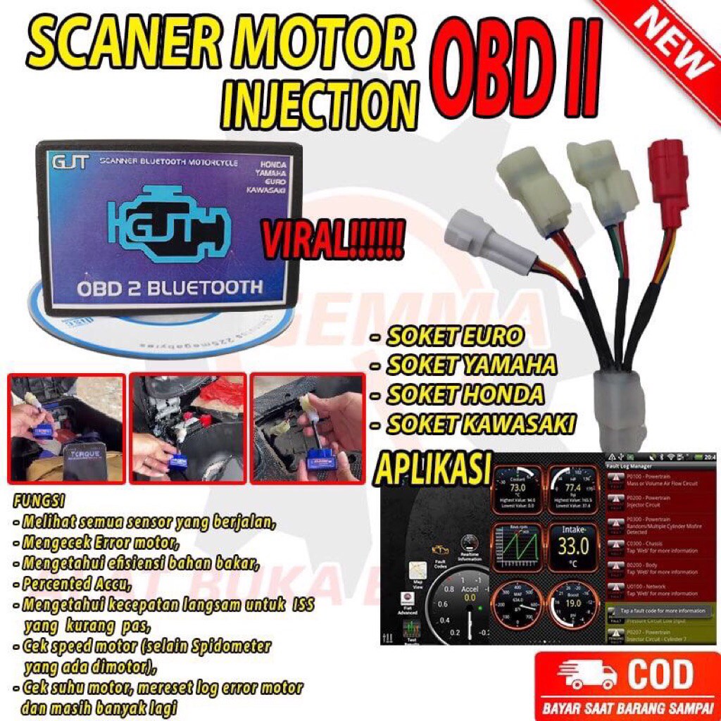 Scanner Motor OBD 2 Bluetooth