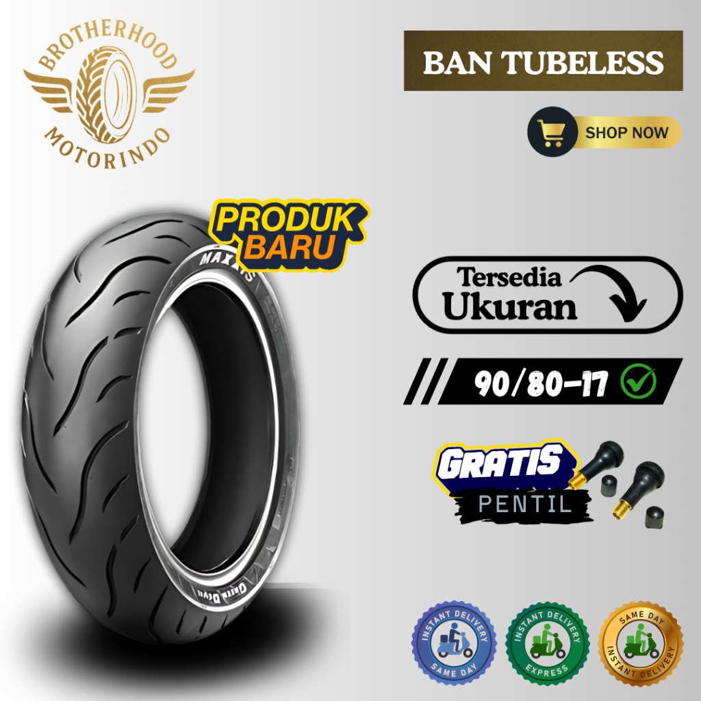 BAN MAXXIS GREEN DEVIL MA-G1 90/80-17 / BAN 90/80 17 / BAN MA G1 RING 17 / BAN MOTOR TUBLES 17 BAN M