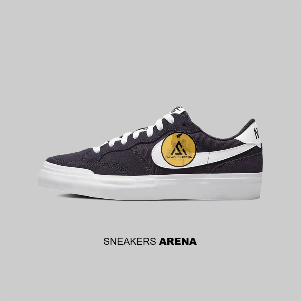 Sneakers Sepatu NK SB Pogo Plus Black White Original