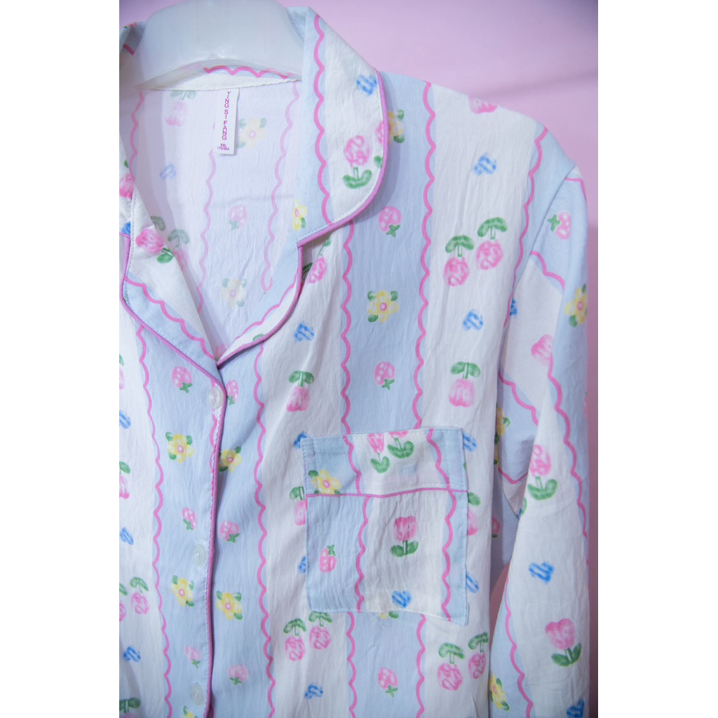 Baju Tidur Piyama Sleepwear Lengan Panjang Celana Panjang