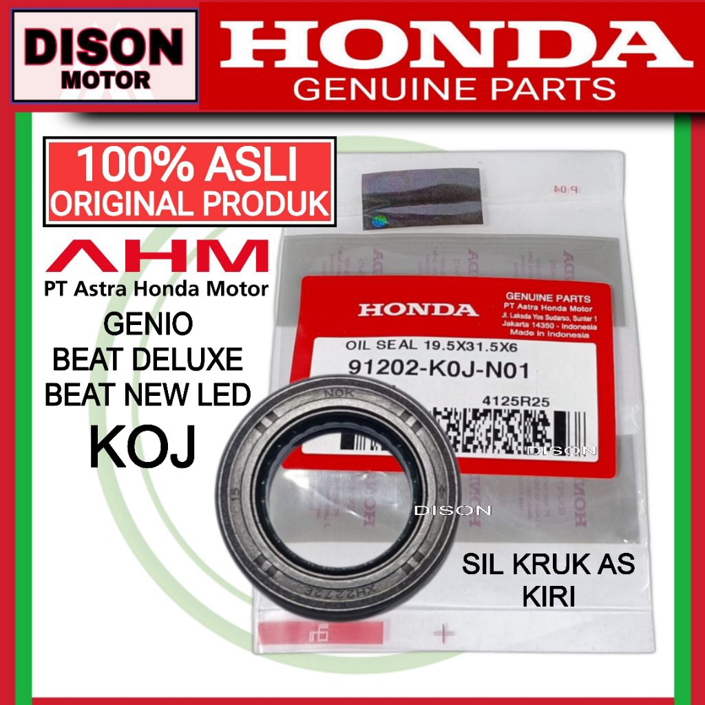 Seal Kruk as kiri Genio Beat deluxe Beat new LED KOJ original sil Kruk as asli honda