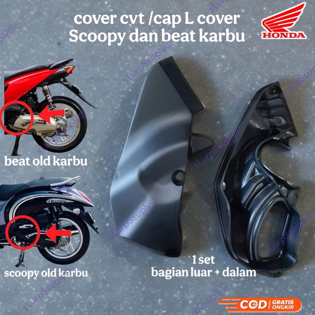cover cvt beat karbu scoopy karbu 1set luar dalam