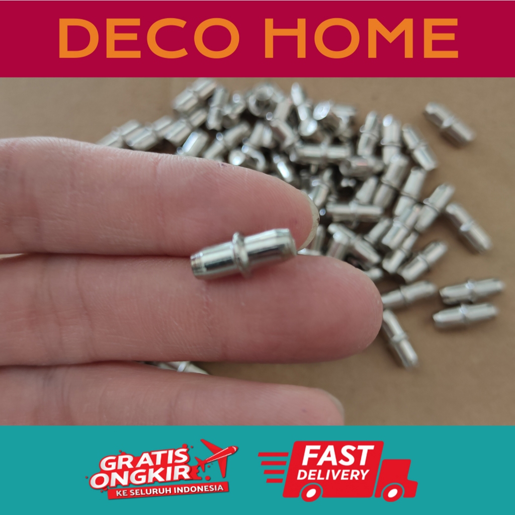 AMBALAN DUPLO BESI PIN PENYANGGA RAK KAYU. RAK AMBALAN PENYANGGA KAYU TAHANAN RAK