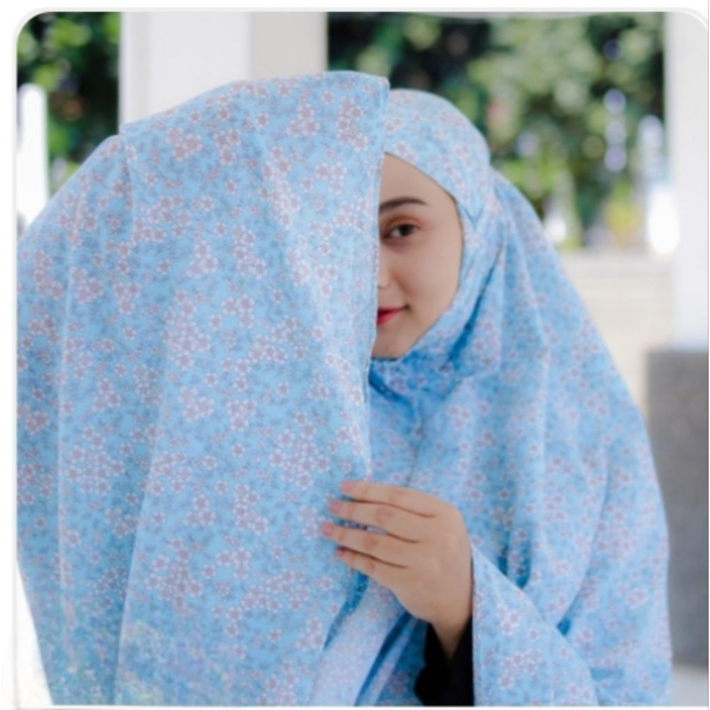 Mukena Traveling Motif Bunga Sakura