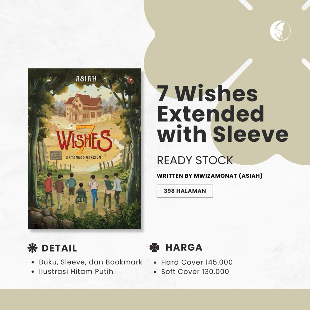 [ READY STOCK ] 7 WISHES NEW VERSION BY ASIAH - MWIZA MONAT