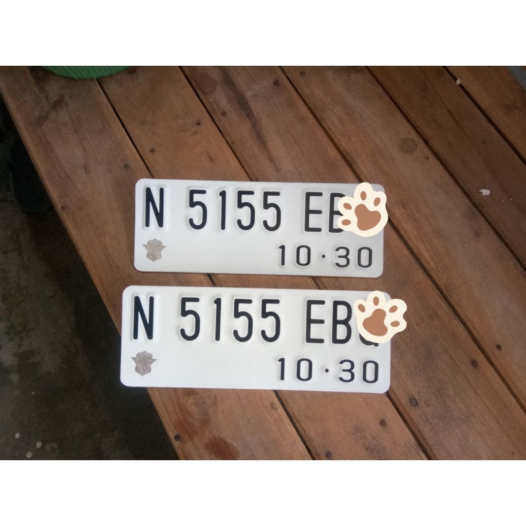 plat nomor baut tanam