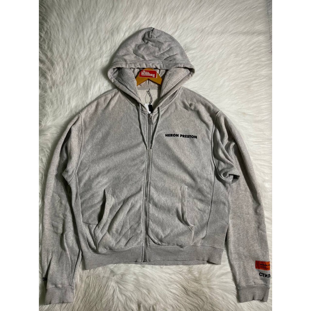 Zip Hoodie gemoy oversize Heron Preston second (3514)