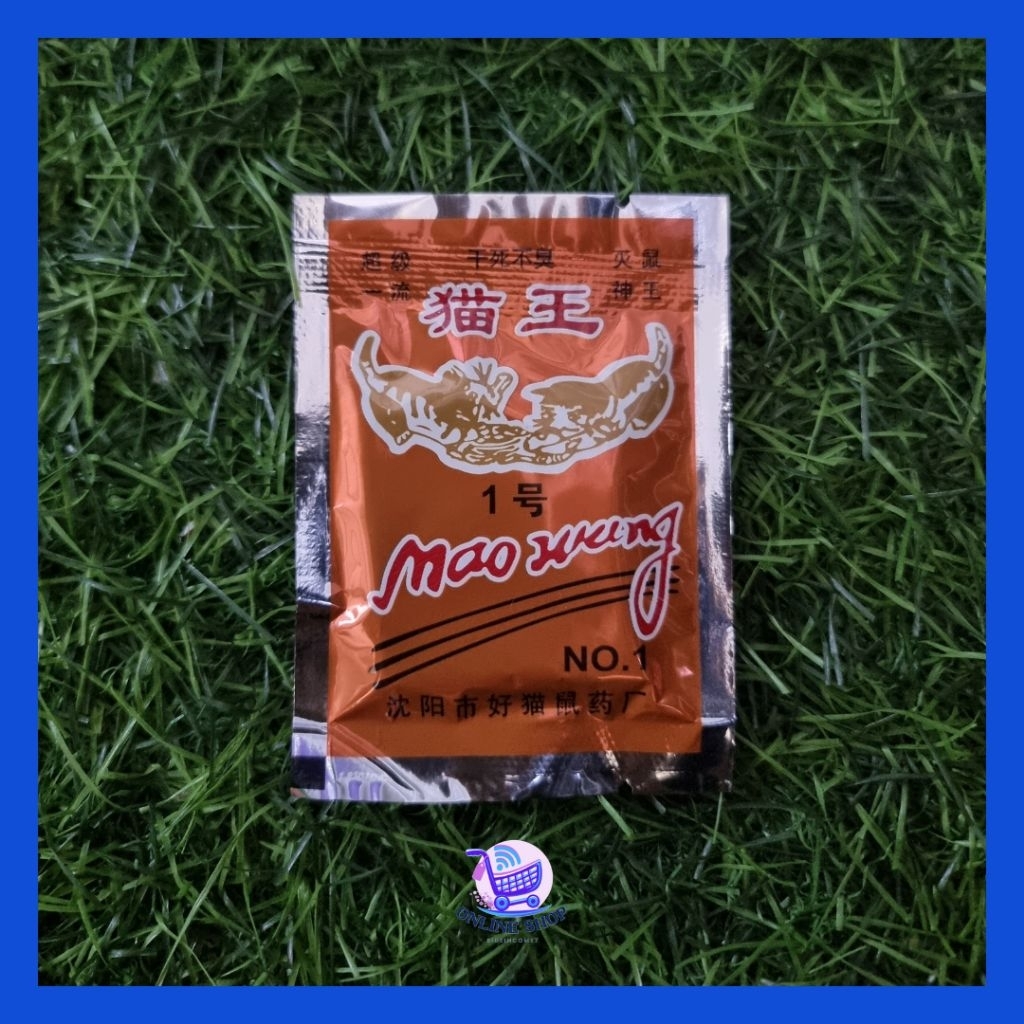 Racun Tikus Mao Wang Kucing Emas Hologram Asli