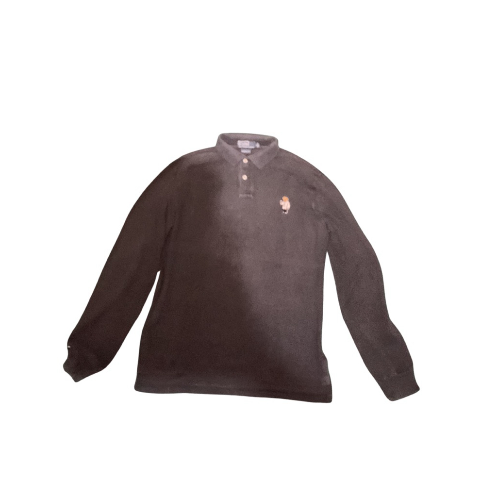 Polo bear Ralph Laurent original, longsleeve polo shirt | size M | preloved