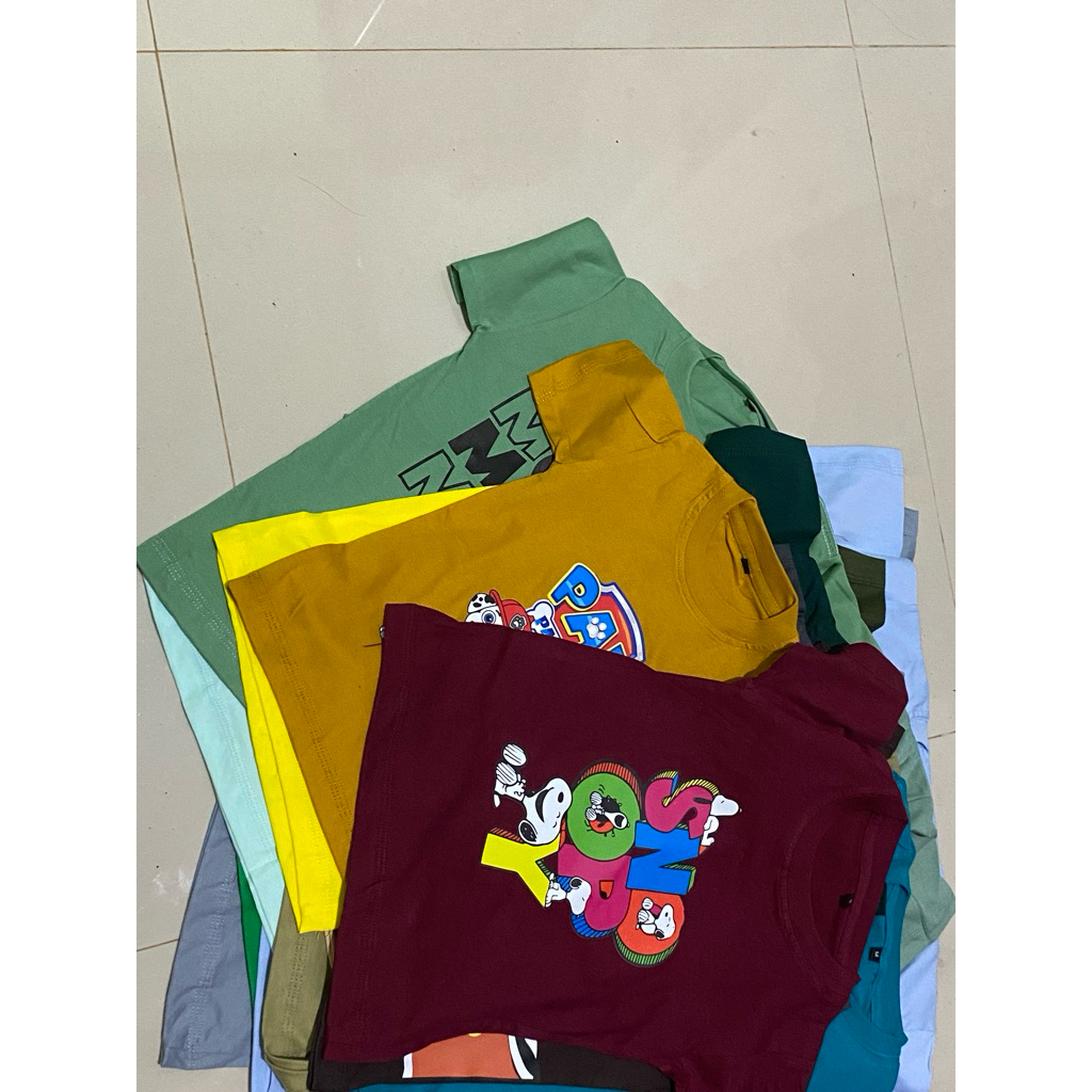 paket kaos anak cewek dibawah 100ribu dapat 3-4 pcs