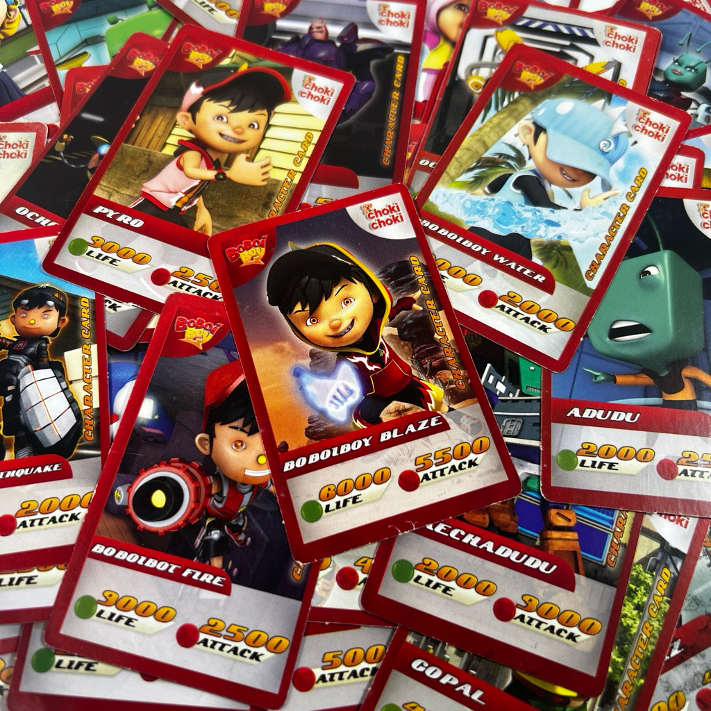 Choki-Choki Boboiboy AR Card 2015