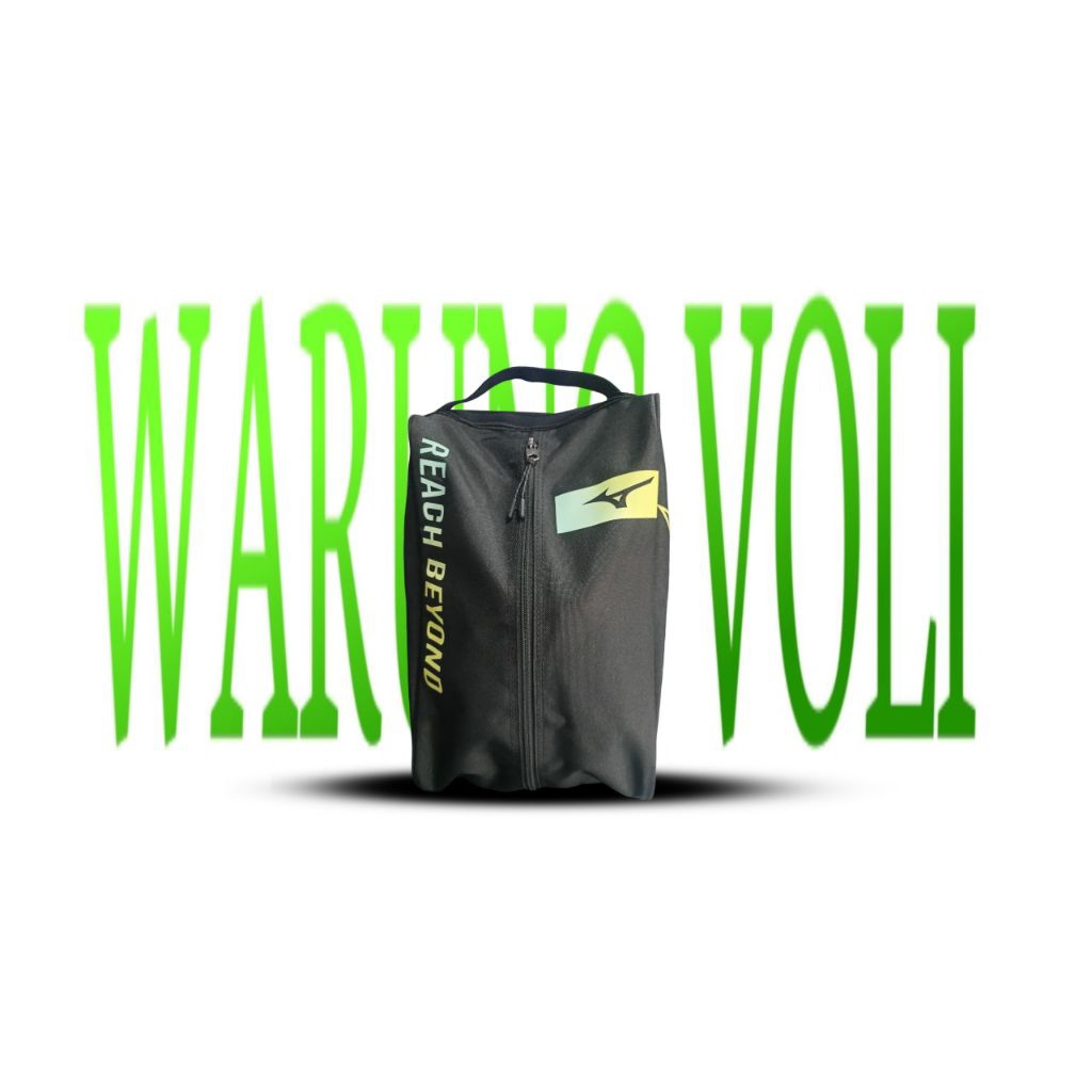 Mizuno Tas Sepatu/Black/Green/Yellow/Original