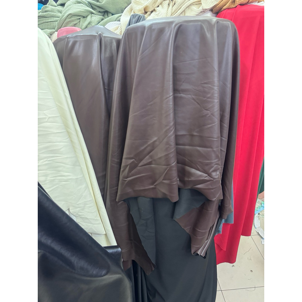 Bahan/Kain Kulit Sintetis Premium High Quality (Harga Per 1 Meter)