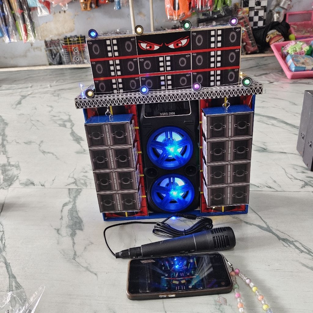 mainan miniatur sound system horeg blutut termurah main son horek jawa timur viral