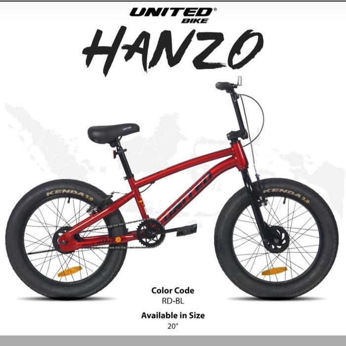 Sepeda Anak BMX United Hanzo 20 Inch terbaru