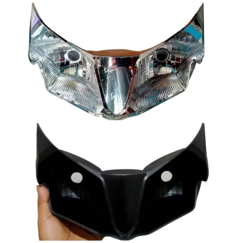 reflektor lampu depan vario 125 kzr bohlam 2012-2014 ori