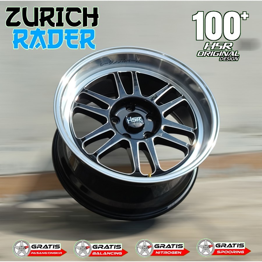 Pelek Racing Ring 17 Hsr Wheel Bly01 Velg Mobil R17 Hilux Rangga Xpander Stream Almaz Camry