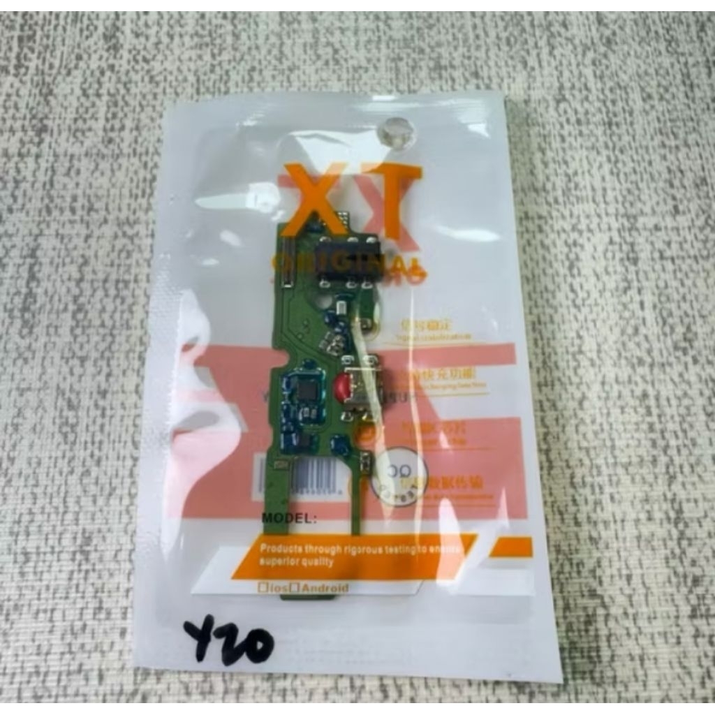 FLEXSIBEL KONEKTOR CHARGER VIVO Y20/Y12S ORI PLUS IC