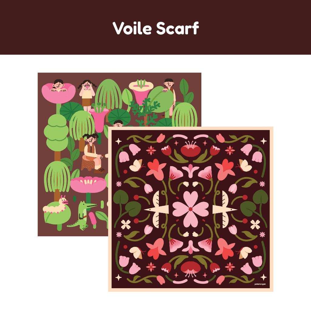 Pekarangan - Scarf Voile Premium