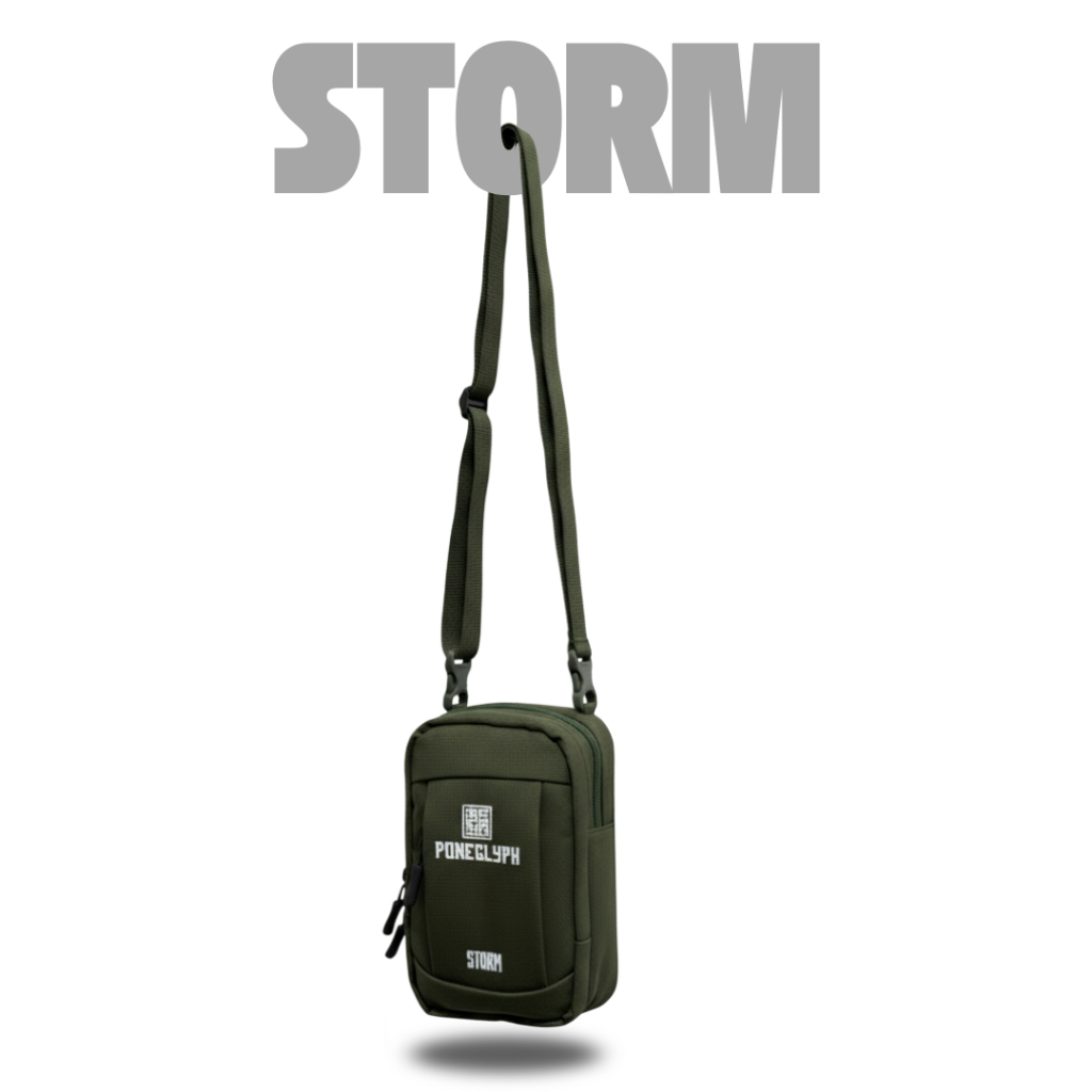 Poneglyph Storm Tas Selempang / HP Case Pria / Tas Handphone
