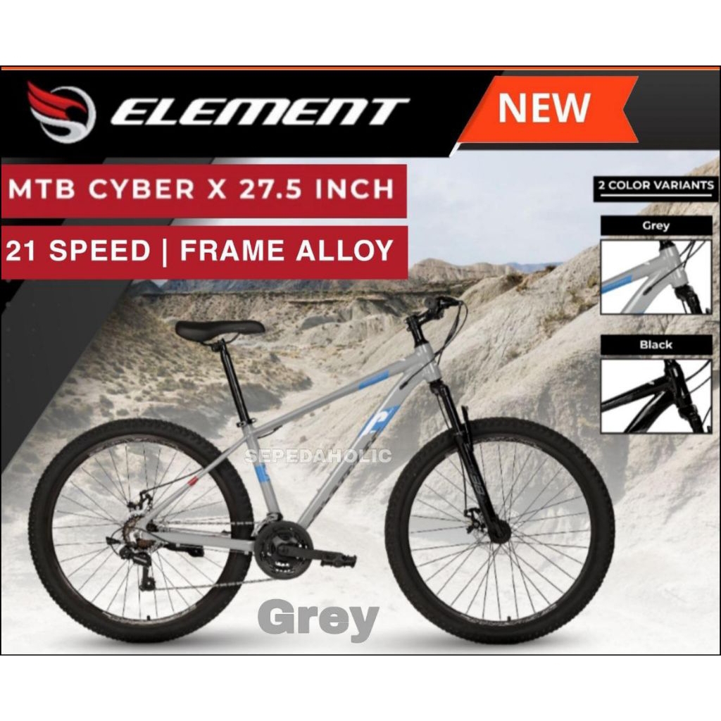 Sepeda Mtb 27.5 Element Cyber X