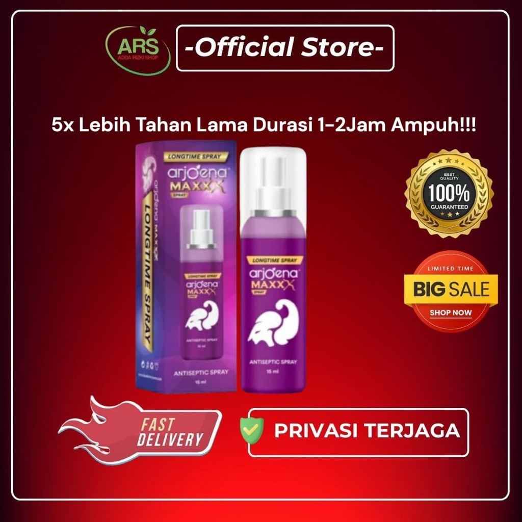 (PRIVASI AMAN )Semprot  Arjoena Maxxx  spray - spray penunjang performa | magic spray super power 15