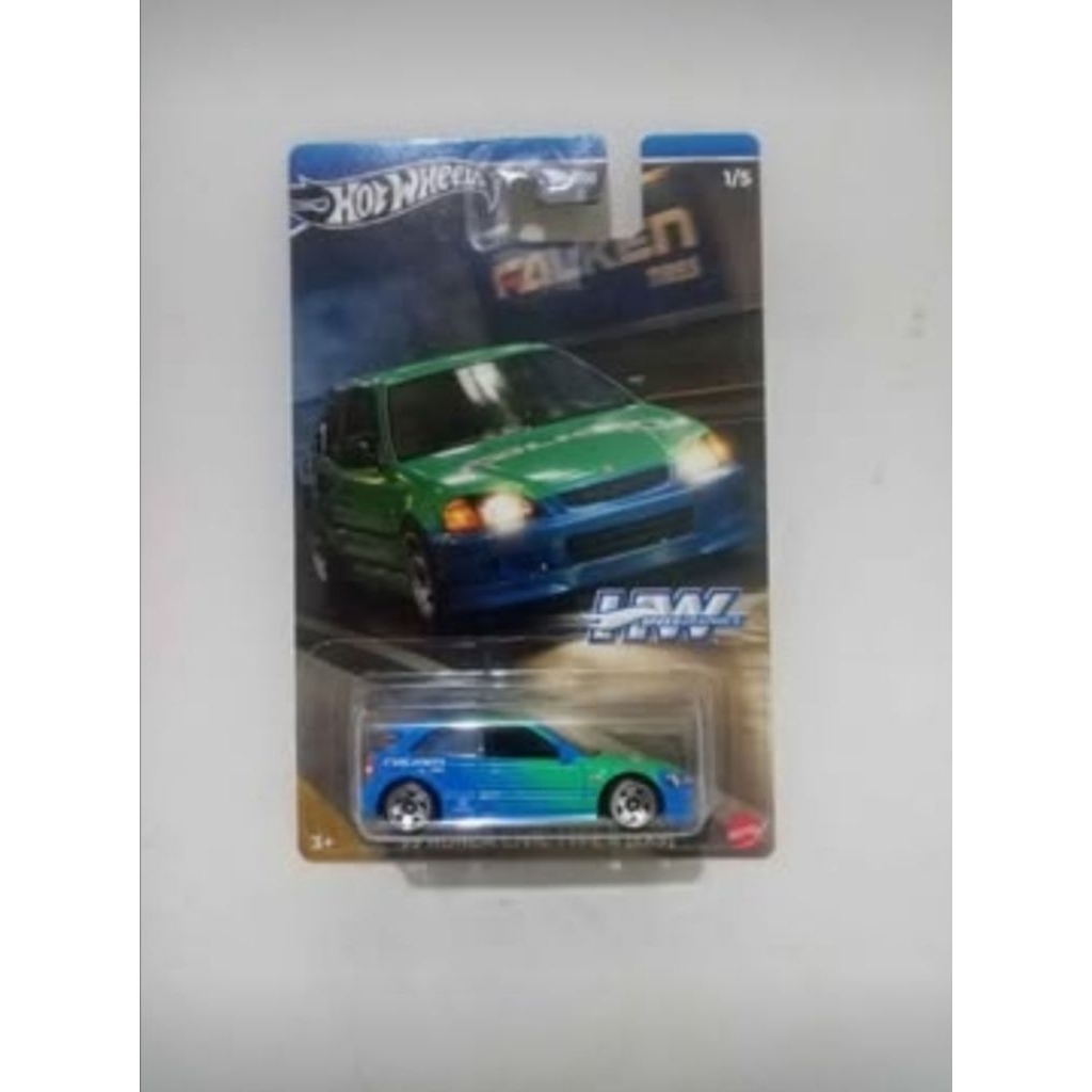 hot wheels honda civic ek9 falken