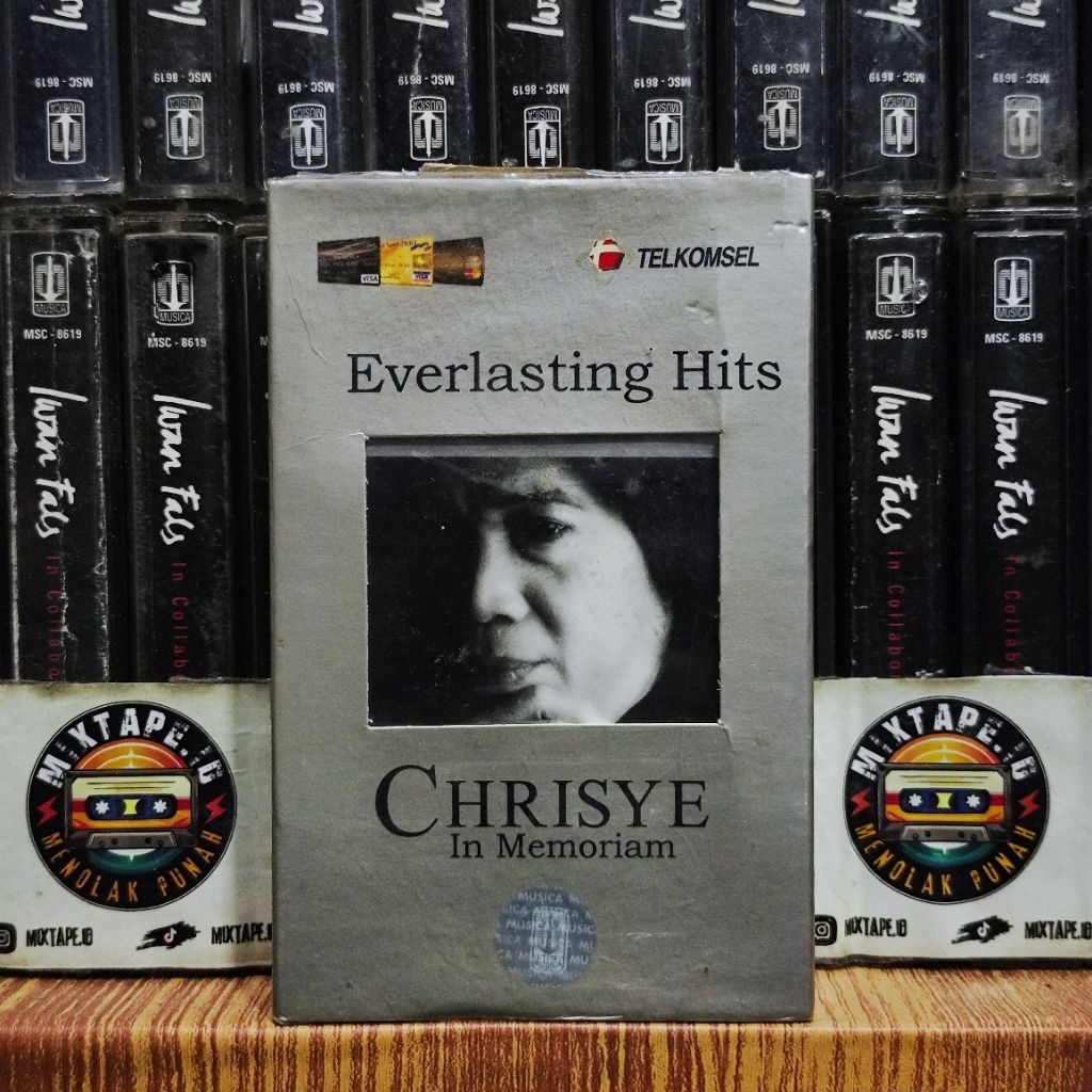 Kaset - Chrisye - Everlasting Hits Chrisye In Memoriam - Kaset Pita - Radio Tape - Radio - Pemutar K