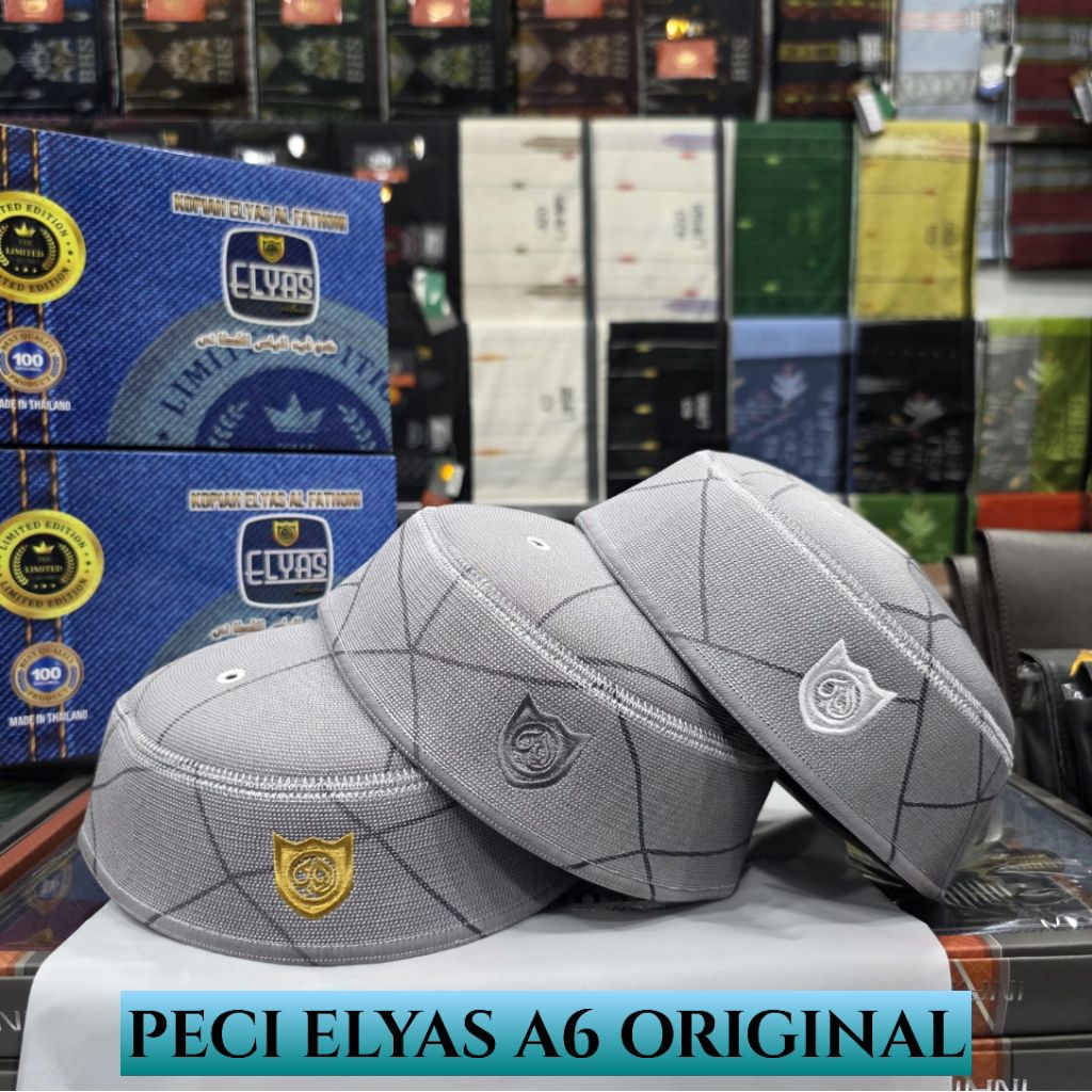Peci Elyas A6 Original 100% Termurah Peci Malaysia Premium Peci A6 Peci Elyas A6 Peci A6 Elyas Peci 