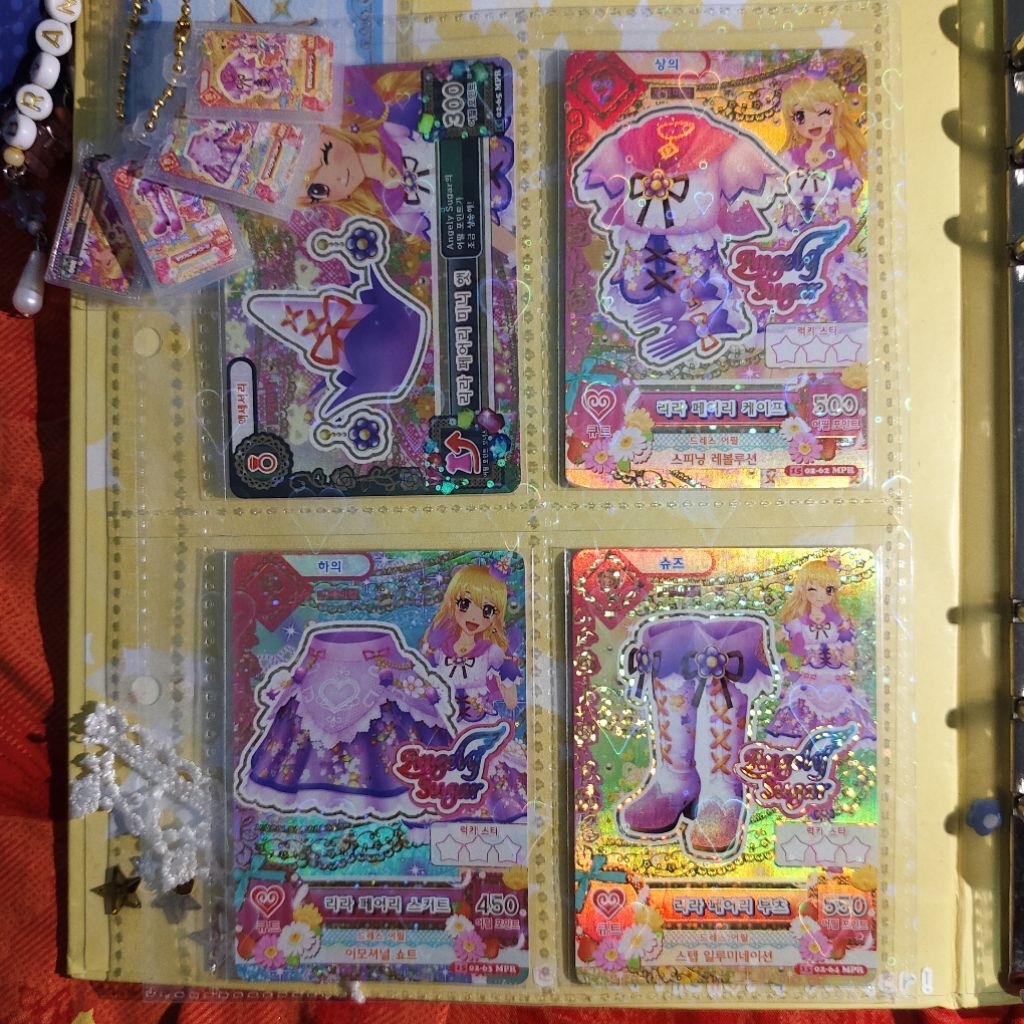 Aikatsu Cards premium Ichigo Lilac Fairy Korea Story Premium Rare Sleeping Beauty