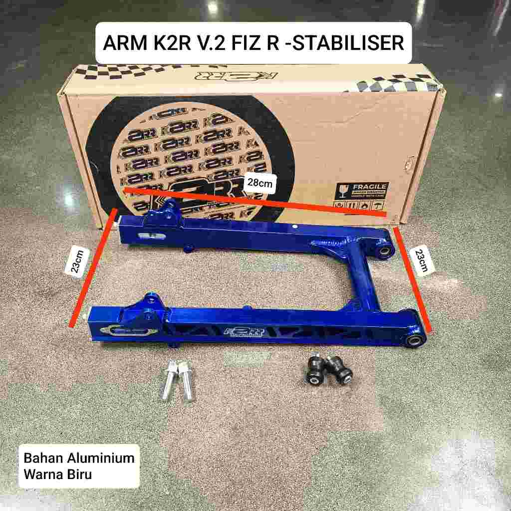 ARM K2R V.2 FIZ R -STAB CHROM - BIRU - UNGU