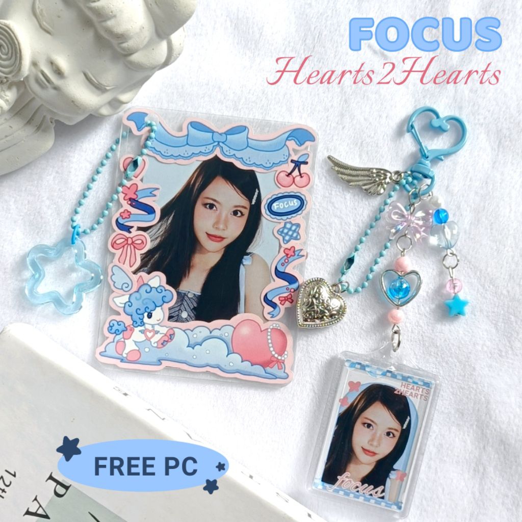FANKIT HEARTS2HEARTS FOCUS/ FANKIT PHOTO CARD HOLDER  HEARTS2HEARTS/ TOPLOADER DECO HEARTS2HEARTS/ K