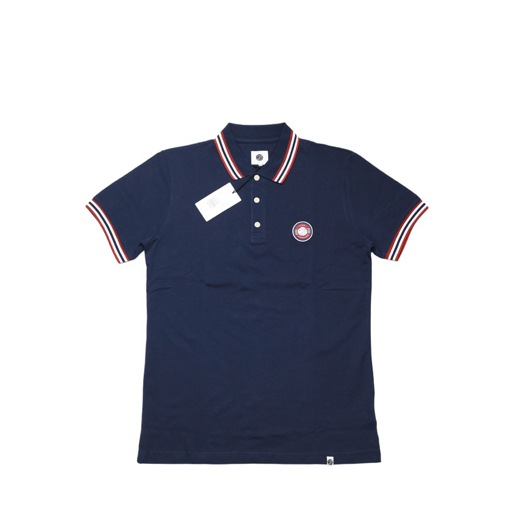 Pretty Green Live Forever Polo Shirt navy