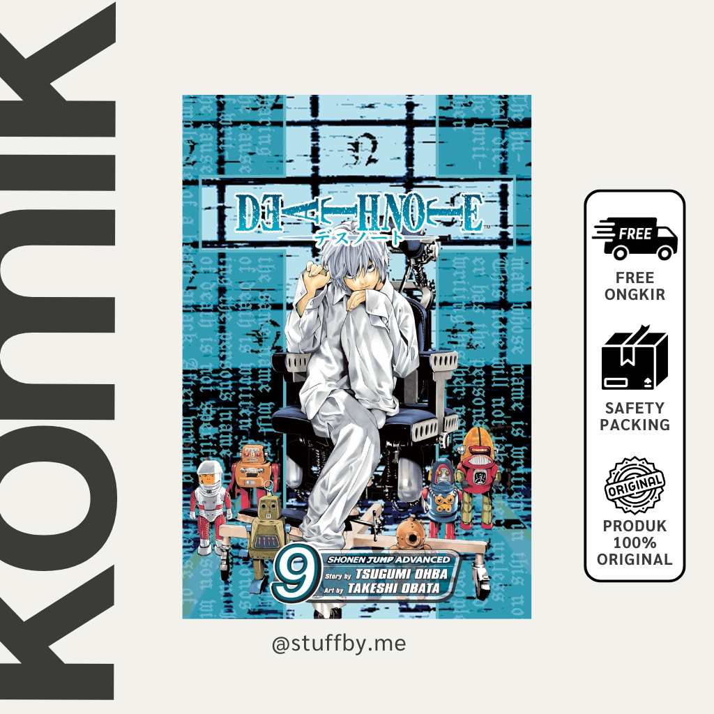 [PRELOVED] Death Note Vol 9 English Manga Viz Media KOMIK MANGA MANWHA ORIGINAL MURAH
