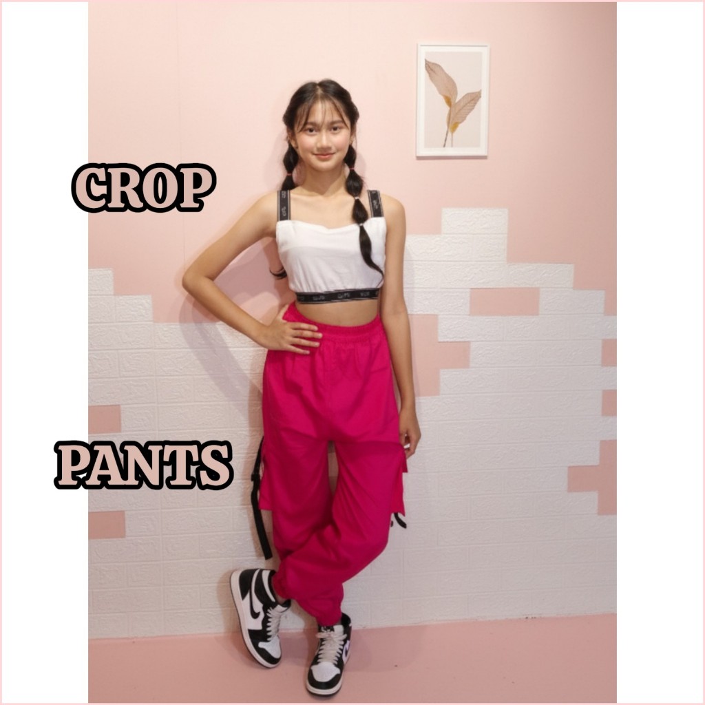 MELISA Setelan Baju Dance Anak Perempuan Hiphop Style Korea Usia 3 Sampai 14 Tahun LITTLE ROOM KIDS