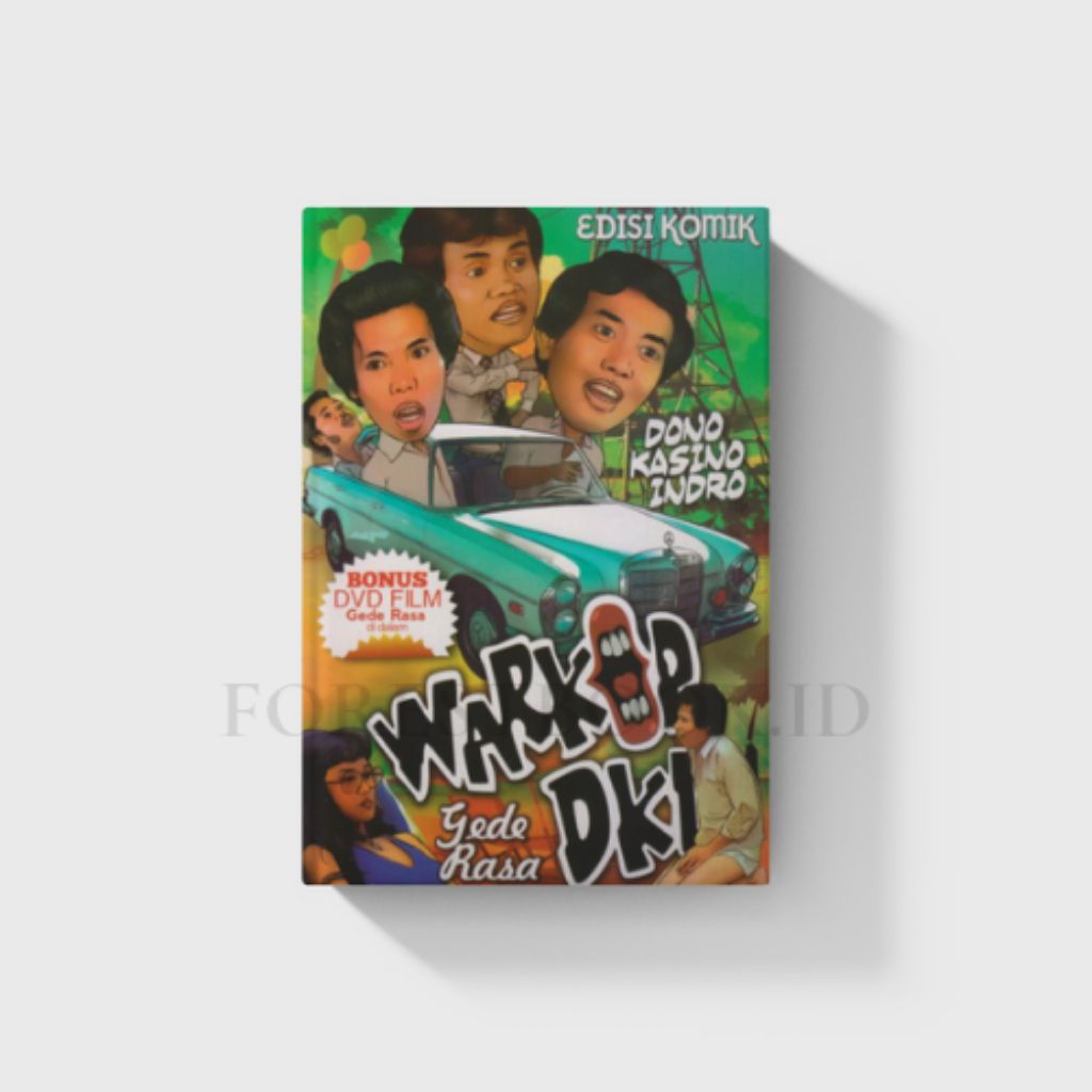 Buku komik Warkop DKI : Gede Rasa Edisi Komik+Cd (special price)