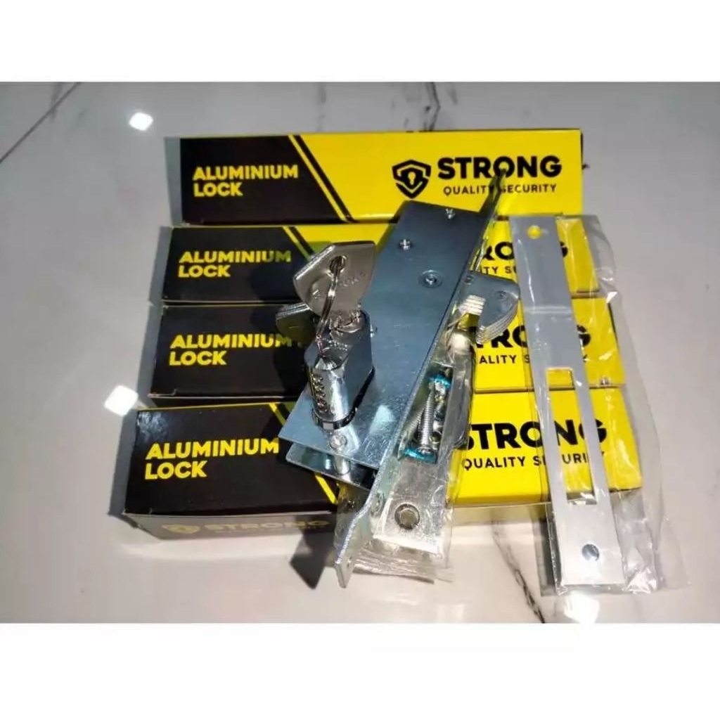 Bodi Body Kunci Sliding Geser Pintu Alumunium 5124 Model Kait