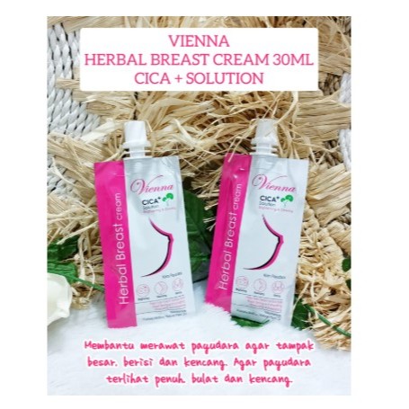 VIENNA HERBAL BREAST CREAM 30ML SACHET - CICA + SOLUTION
